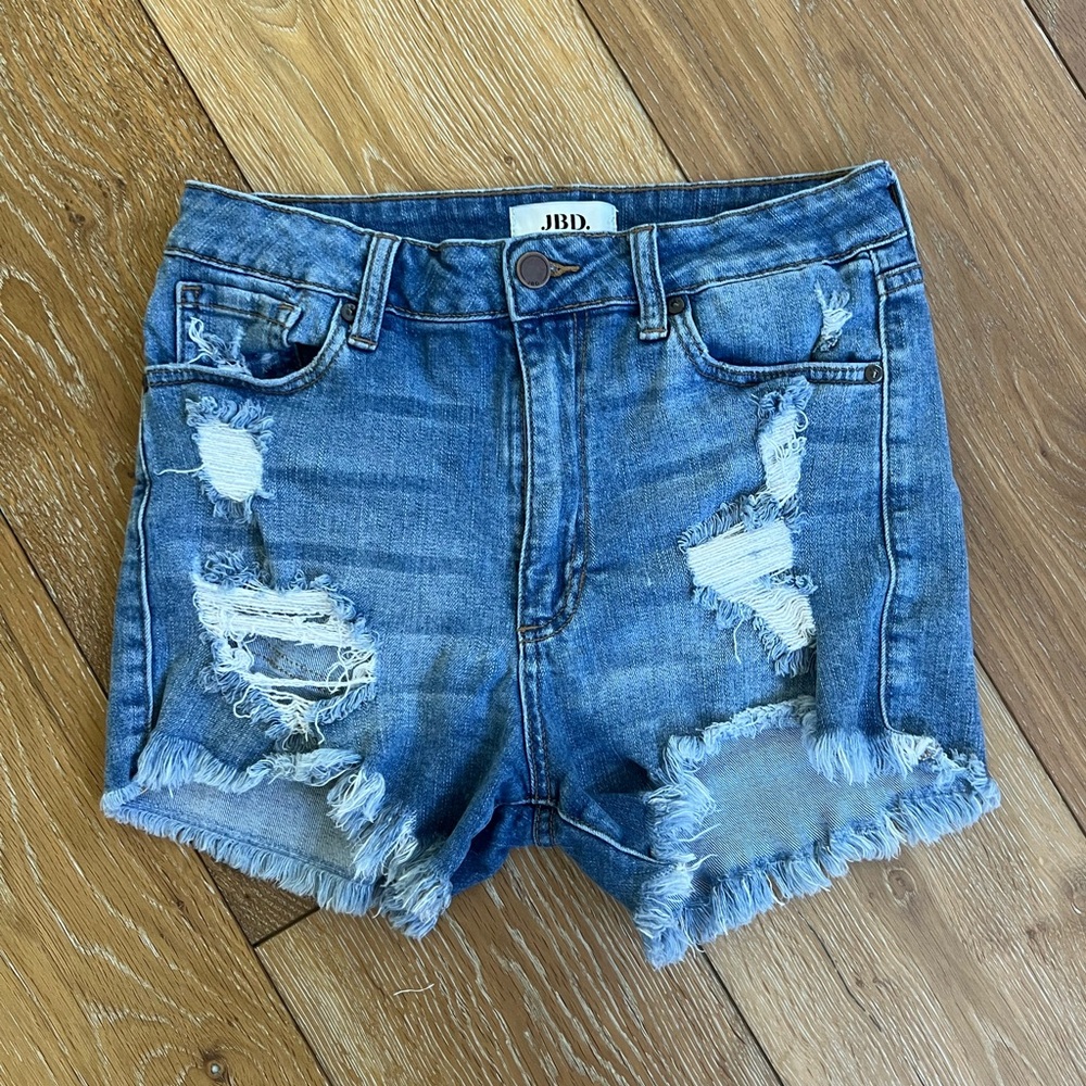JBD. destroyed jean shorts